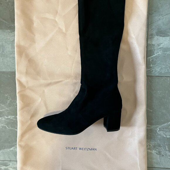 Stuart Weitzman knee high boots 8.5, black - Picture 6 of 8